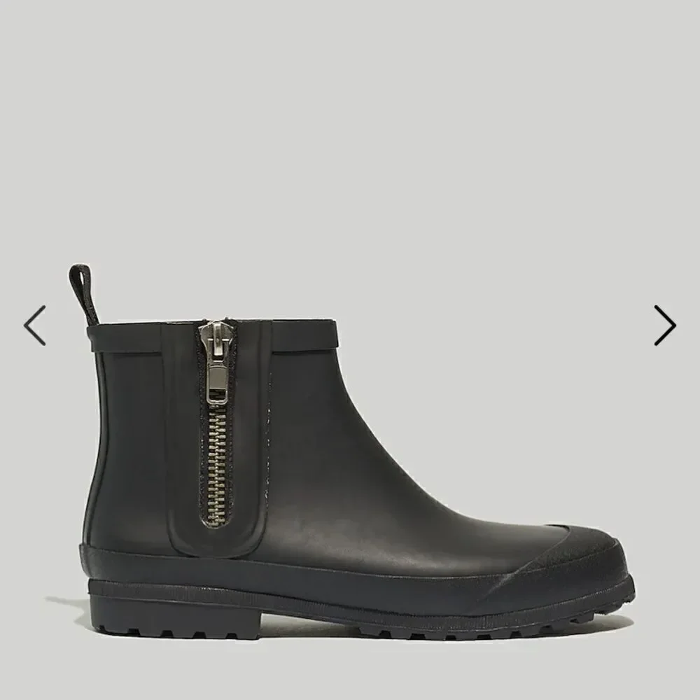 Madewell The Zip-Up Lugsole Rain Boot*